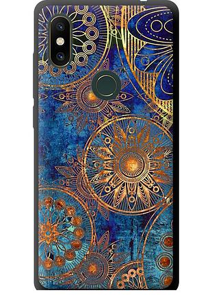 Чохол tpu на телефон xiaomi mi mix 2s золотий візерунок "678b-1438-58250"