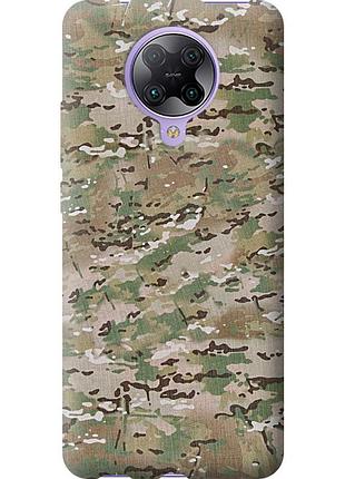 Чехол 2d пластиковый на телефон xiaomi redmi k30 pro камуфляж v5 "1201t-1899-58250"