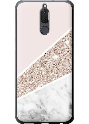 Чехол силиконовый на телефон huawei mate 10 lite пастельный мрамор "4342u-1240-58250"