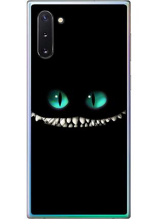 Чохол 2d пластиковий на телефон samsung galaxy note 10 чеширський кіт "689t-1718-58250"