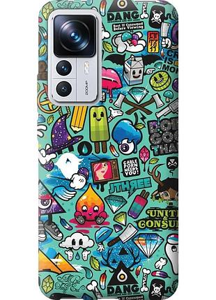 Чехол силиконовый на телефон xiaomi 12t pro стикер бомбинг 1 "693u-2869-58250"