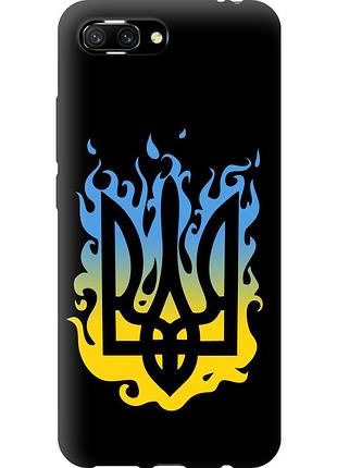 Чохол tpu патріотичний на телефон huawei honor 10 герб v1 "5258b-1496-58250"
