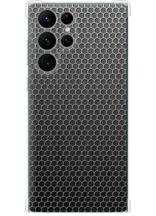 Чехол силикон с усиленными углами на телефон samsung galaxy s22 ultra ячейки "243sp-2500-58250"