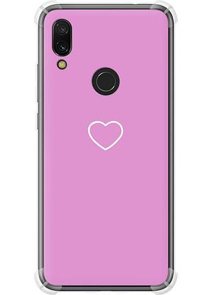 Чехол силикон с усиленными углами на телефон xiaomi redmi 7 сердце 2 "4863sp-1669-58250"