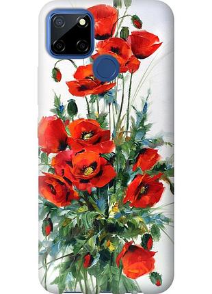 Чехол 2d пластиковый на телефон realme c12 маки "523t-2240-58250"