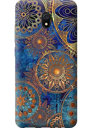 Чохол силіконовий на телефон xiaomi redmi 8a золотий візерунок "678u-1794-58250"