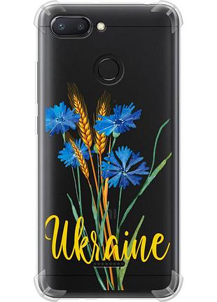 Чехол силикон с усиленными углами патриотический на телефон xiaomi redmi 6 ukraine v2 "5445sp-1521-58250"