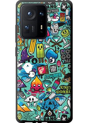 Чехол tpu на телефон xiaomi mix 4 стикер бомбинг 1 "693b-2475-58250"