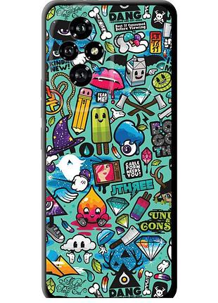 Чехол tpu на телефон huawei honor 200 стикер бомбинг 1 "693b-3731-58250"