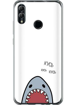 Чехол 2d пластиковый на телефон huawei honor 10 lite акула "4870t-1618-58250"