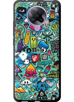 Чохол tpu на телефон xiaomi redmi k30 pro стікер бомбінг 1 "693b-1899-58250"