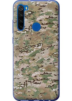 Чехол силиконовый на телефон xiaomi redmi note 8t камуфляж v5 "1201u-1818-58250"