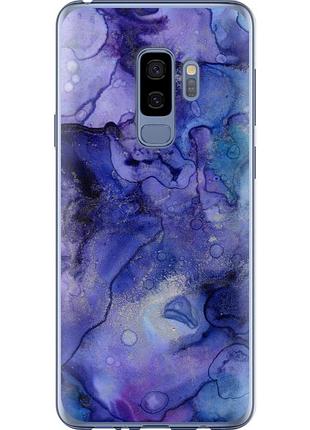 Чехол силиконовый на телефон samsung galaxy s9 plus мрамор 7 "4802u-1365-58250"