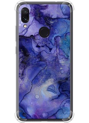 Чехол силикон с усиленными углами на телефон xiaomi redmi note 7 мрамор 7 "4802sp-1639-58250"