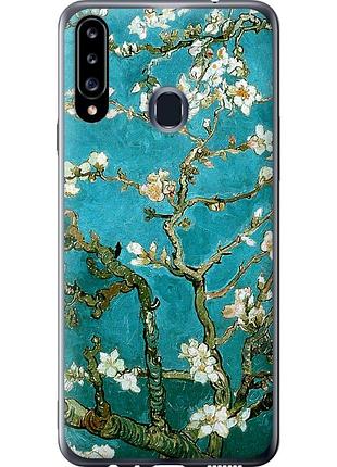Чохол силіконовий на телефон samsung galaxy a20s a207f вінсент ван гог. сакура "841u-1775-58250"