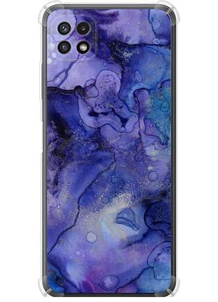 Чехол силикон с усиленными углами на телефон samsung galaxy a22 5g a226b мрамор 7 "4802sp-2581-58250"