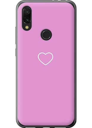 Чехол силиконовый на телефон xiaomi redmi 7 сердце 2 "4863u-1669-58250"