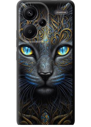 Чохол tpu на телефон xiaomi redmi note 13 pro plus 5g кішка "5548b-3400-58250"