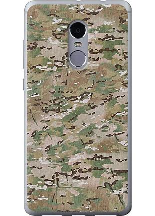 Чохол силіконовий на телефон xiaomi redmi note 4 камуфляж v5 "1201u-352-58250"