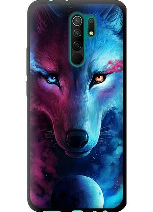 Чохол tpu на телефон xiaomi redmi 9 арт-вовк "3999b-2019-58250"