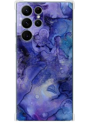 Чехол силикон с усиленными углами на телефон samsung galaxy s22 ultra мрамор 7 "4802sp-2500-58250"