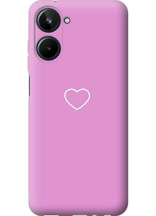Чехол силиконовый на телефон realme 10 сердце 2 "4863u-2946-58250"