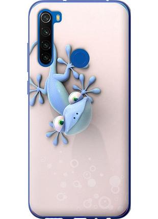 Чехол 2d пластиковый на телефон xiaomi redmi note 8t геккончик "1094t-1818-58250"