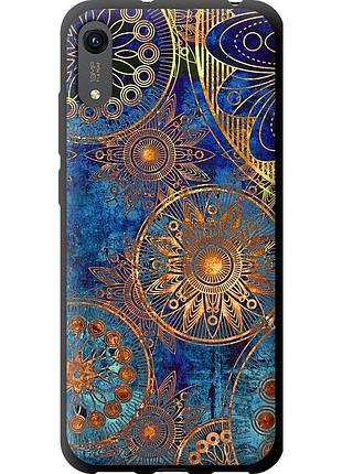 Чехол tpu на телефон huawei y6s золотой узор "678b-1871-58250"
