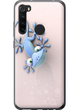 Чохол 2d пластиковий на телефон xiaomi redmi note 8 гекончик "1094t-1787-58250"
