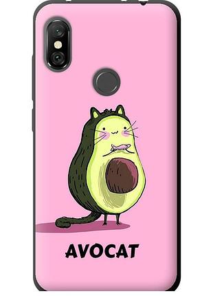 Чохол tpu на телефон xiaomi redmi note 6 pro avocat "4270b-1551-58250"
