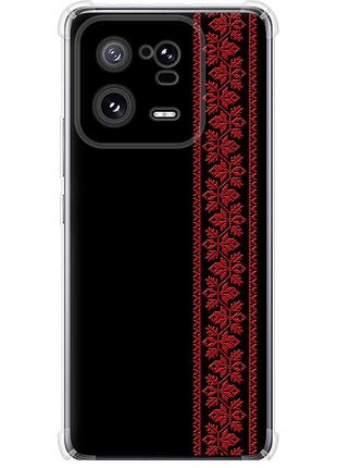 Чохол силіконовий протиударний с посиленими кутами на телефон xiaomi 13 pro вишиванка 53 "2041sp-2959-58250"