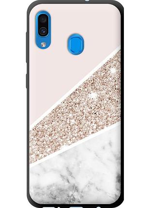 Чохол tpu на телефон samsung galaxy a20 2019 a205f пастельний мармур "4342b-1761-58250"