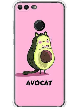 Чохол силіконовий протиударний с посиленими кутами на телефон huawei honor 9 lite avocat "4270sp-1359-58250"