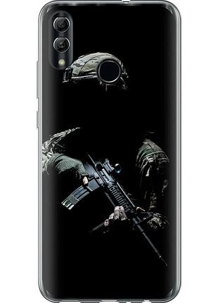 Чохол 2d пластиковий патріотичний на телефон huawei honor 10 lite захисник v3 "5226t-1618-58250"