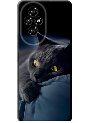 Чехол tpu на телефон huawei honor 200 дымчатый кот "825b-3731-58250"