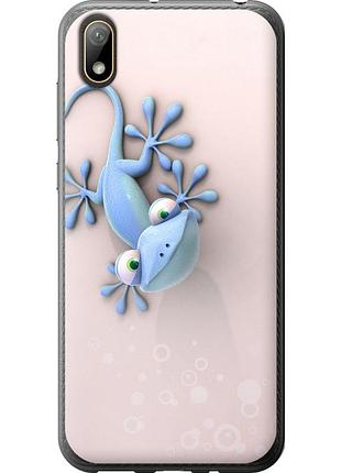 Чохол 2d пластиковий на телефон huawei y5 2019 гекончик "1094t-1695-58250"