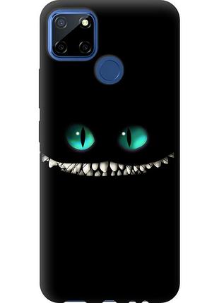 Чохол 2d пластиковий на телефон realme c12 чеширський кіт "689t-2240-58250"