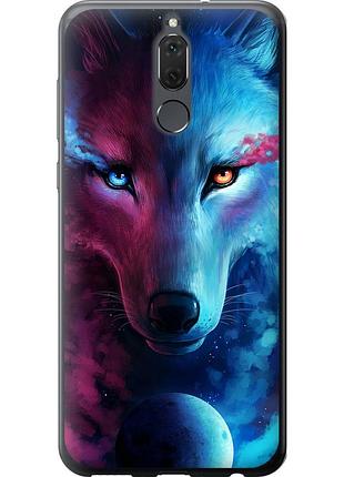 Чехол силиконовый на телефон huawei mate 10 lite арт-волк "3999u-1240-58250"