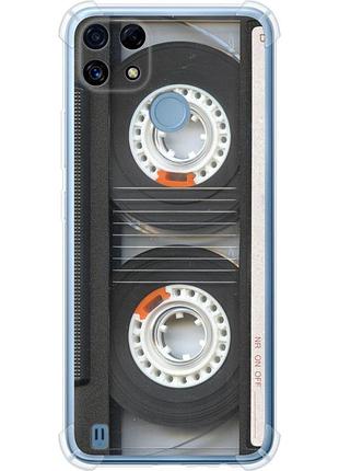 Чехол силикон с усиленными углами на телефон realme c21 кассета "876sp-2321-58250"