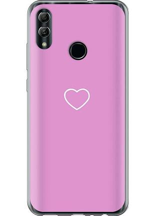 Чохол 2d пластиковий на телефон huawei honor 10 lite серце 2 "4863t-1618-58250"