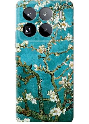 Чохол силіконовий на телефон xiaomi 15 pro вінсент ван гог. сакура "841u-3879-58250"