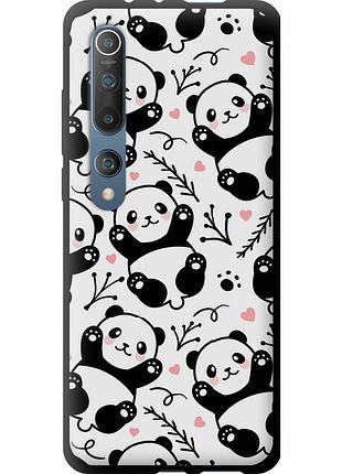 Чехол tpu на телефон xiaomi mi 10 pro панды "4318b-1870-58250"