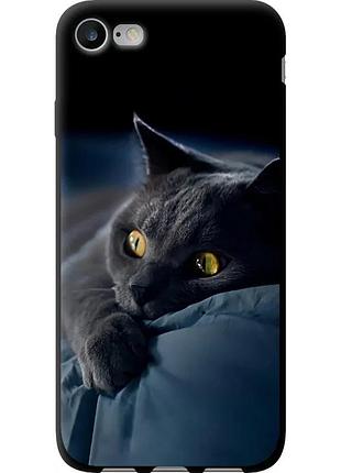 Чохол tpu на телефон iphone 7 димчастий кіт "825b-336-58250"