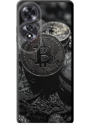 Чехол tpu на телефон oppo a60 4g black bitcoin "6090b-3702-58250"