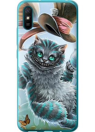 Чохол силіконовий на телефон xiaomi redmi 9a чеширський кіт 2 "3993u-2034-58250"
