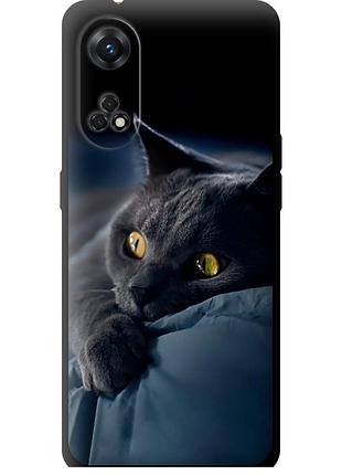 Чохол tpu на телефон oppo reno8 t димчастий кіт "825b-2969-58250"