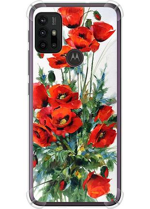 Чехол силикон с усиленными углами на телефон motorola moto g30 маки "523sp-2320-58250"
