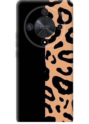 Чехол силиконовый на телефон huawei honor magic6 lite пятна леопарда "4269u-3685-58250"