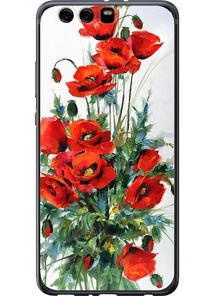 Чехол силиконовый на телефон huawei p10 plus маки "523u-963-58250"