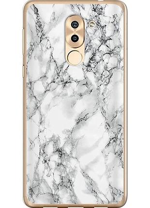 Чохол силіконовий на телефон huawei mate 9 lite мармур білий "4480u-474-58250"